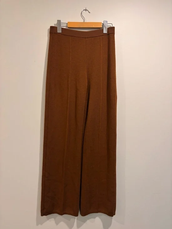 Sezane - Matthew 100% Merino wool pants - S - Hazelnut colour - Picture 4 of 10